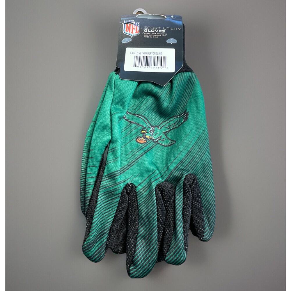 Philadelphia Eagles NFL Legacy/Throwback 2-Tone Sport Gloves